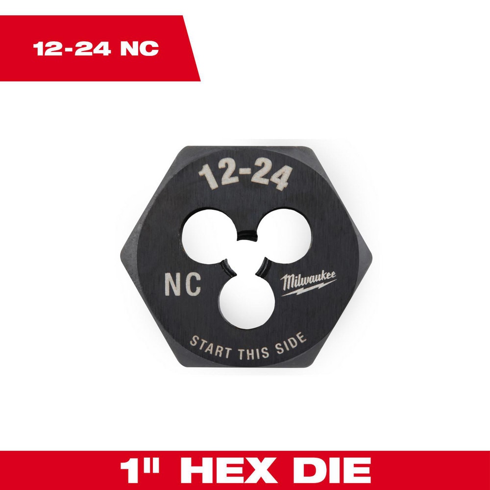 Hex Rethreading Die:  Right Hand, No Carbon Steel