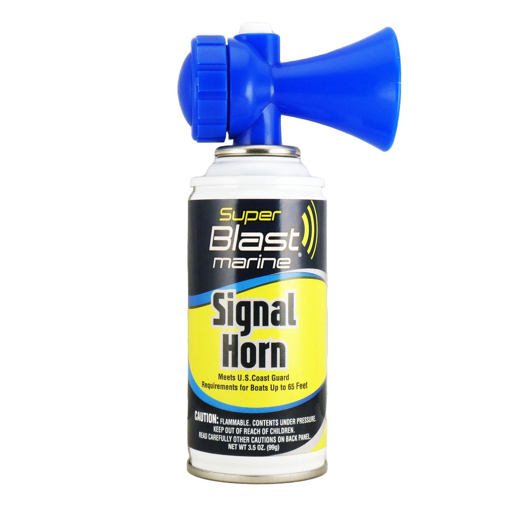 Super Blast Marine/Sports Horn meets U.S. Coast Guard Requirements for boats up to 64 feet/ 20 Meters. Produces a loud sound that can be heard from long distances and through heavy background noise. Great for boating, sports, personal safety, hiking  and