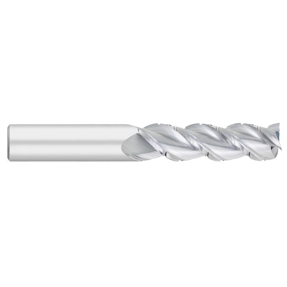 Square End Mill: 3/4" Dia, 2-1/2" LOC, 3 Flute, Solid Carbide