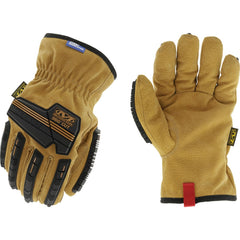 Cut & Abrasion-Resistant Gloves: Coldwork CWKLDMP-X75, Size Medium, ANSI Cut A5, ANSI Puncture 0, Thermal & Polyester Lined, Leather