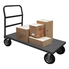 Platform Truck: Steel, 11-3/8" High, 60" Long, 36" Wide