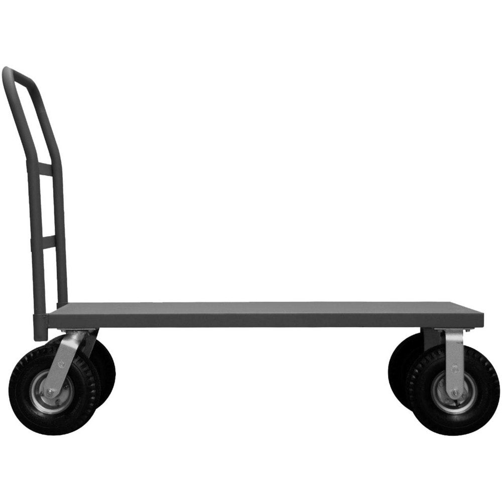 Platform Truck: Steel, 13-13/16" High, 72" Long, 36" Wide