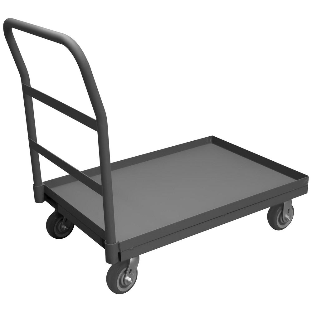 Platform Truck: Steel, 9-1/4" High, 48" Long, 30" Wide