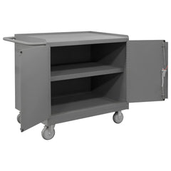 Mobile Work Centers; Center Type: Mobile Bench Cabinet; Depth (Inch): 42-1/8; Height (Inch): 36-3/8; Number Of Bins: 0; Color: Gray; Overall Depth: 42.125 in; Overall Height: 36.375 in