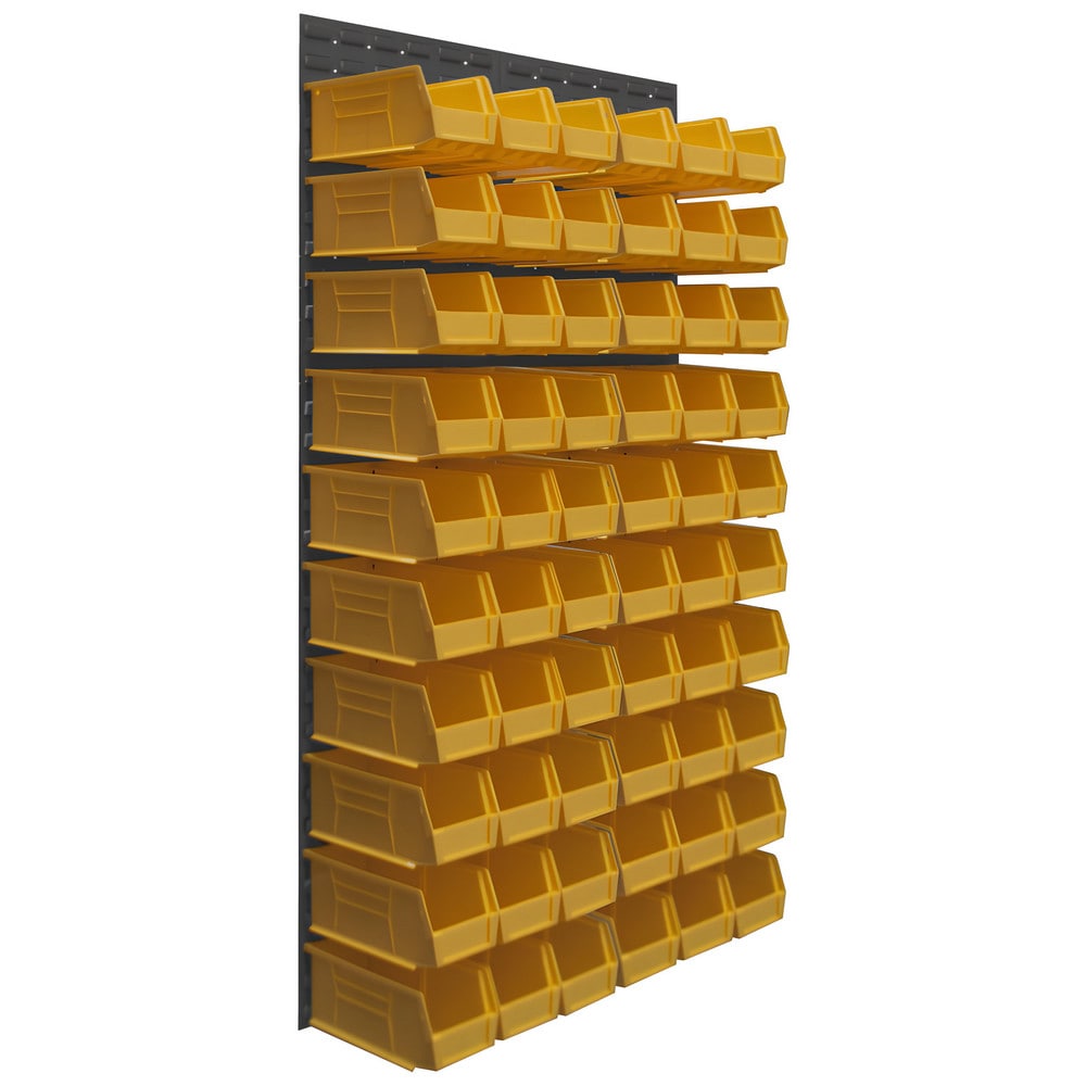 Pick Racks; Rack Type: Wall Mountable; Rack Style: Louvered Panel; Bin Type: Hook-On; Assembled: Yes; Load Capacity (Lb.): 1000.000; Gauge: 16