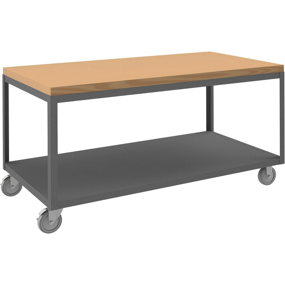 Mobile Work Benches; Type: High Deck Portable Table; Bench Type: High Deck Portable Table; Depth (Inch): 60-1/4; Load Capacity (Lb.