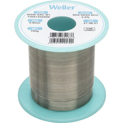 Solder; Solder Type: Lead Free; Material: Alloy; Container Type: Spool; Container Size: 100 g; Minimum Melting Temperature: 422.6; Maximum Melting Temperature: 429.8