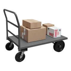 Platform Truck: Steel, 13-5/8" High, 60" Long, 36" Wide