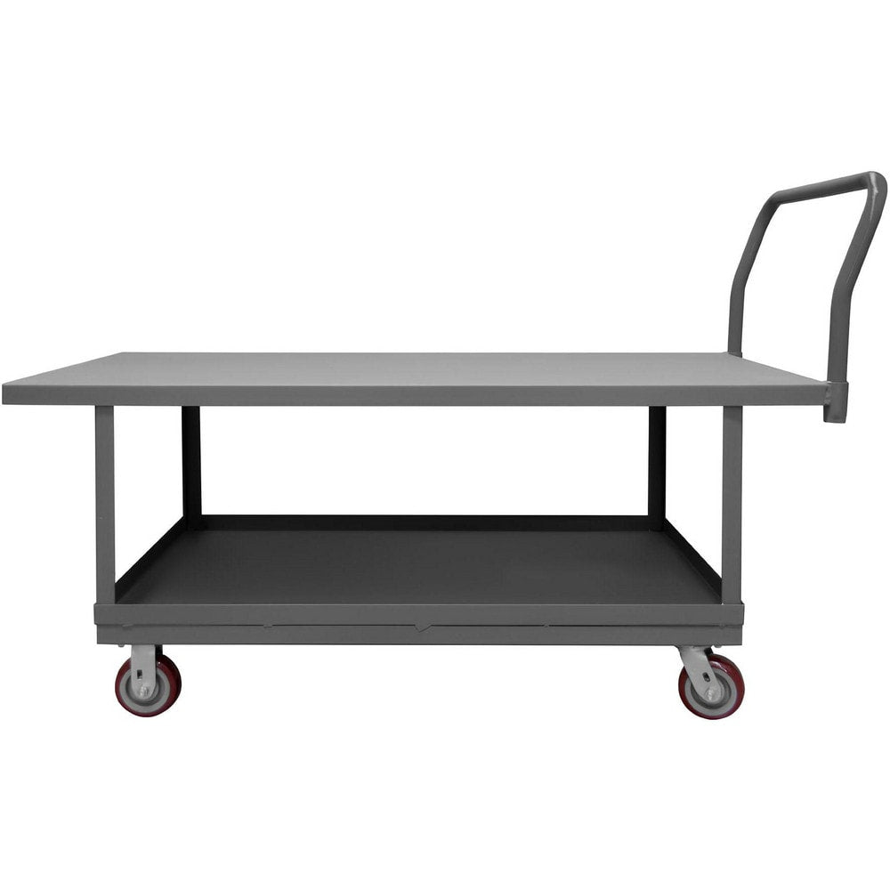 Platform Truck: Steel, 27" High, 48" Long, 18" Wide