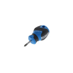 Phillips Screwdrivers; Overall Length (mm): 81.0000; Handle Type: Ergonomic; Phillips Point Size: #1; Handle Color: Blue, Black; Blade Length (mm): 25.0000