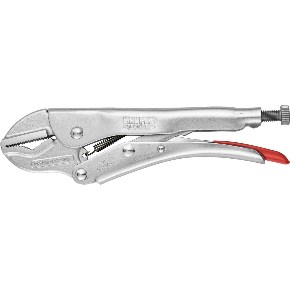 Locking Pliers; Jaw Texture: Serrated; Jaw Style: Serrated; Overall Length Range: 6"-8.9"; Overall Length (Inch): 7-1/4