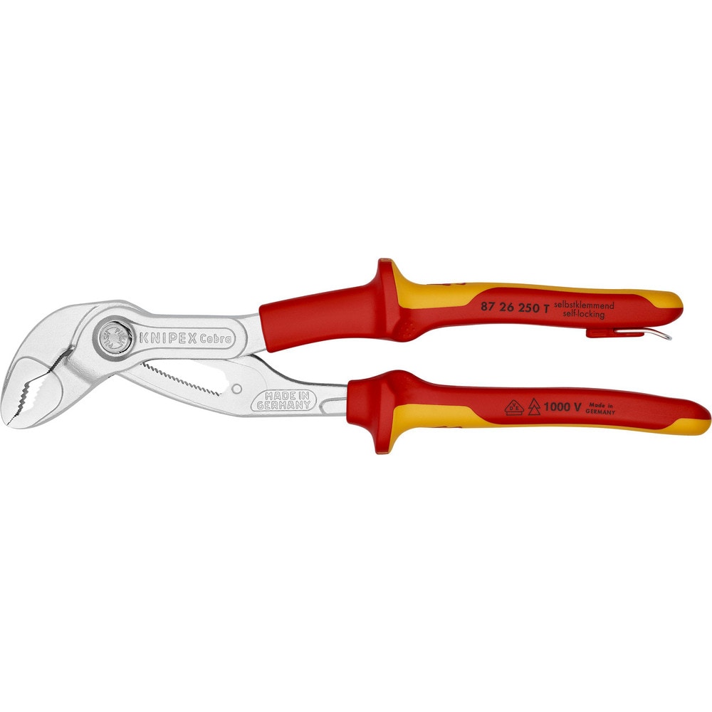 Tongue & Groove Pliers; Joint Type: Groove; Type: Pump Pliers; Overall Length Range: 9 to 11.9 in; Side Cutter: No; Handle Type: Insulated with Multi-Component Grips