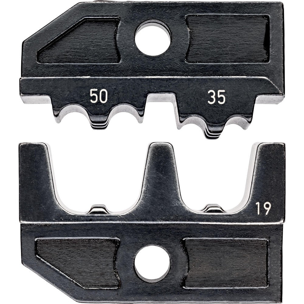 Crimper Dies; Tool Type: Crimping Die; Size: 0, 2; Color: Black