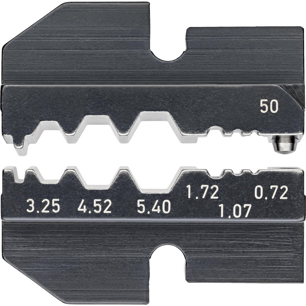 Crimper Dies; Tool Type: Crimping Die; Size: Sleeve Capacity 3.9, 5.4, 6.4, 2.1, 1.3 and 0.95 mm; Color: Black