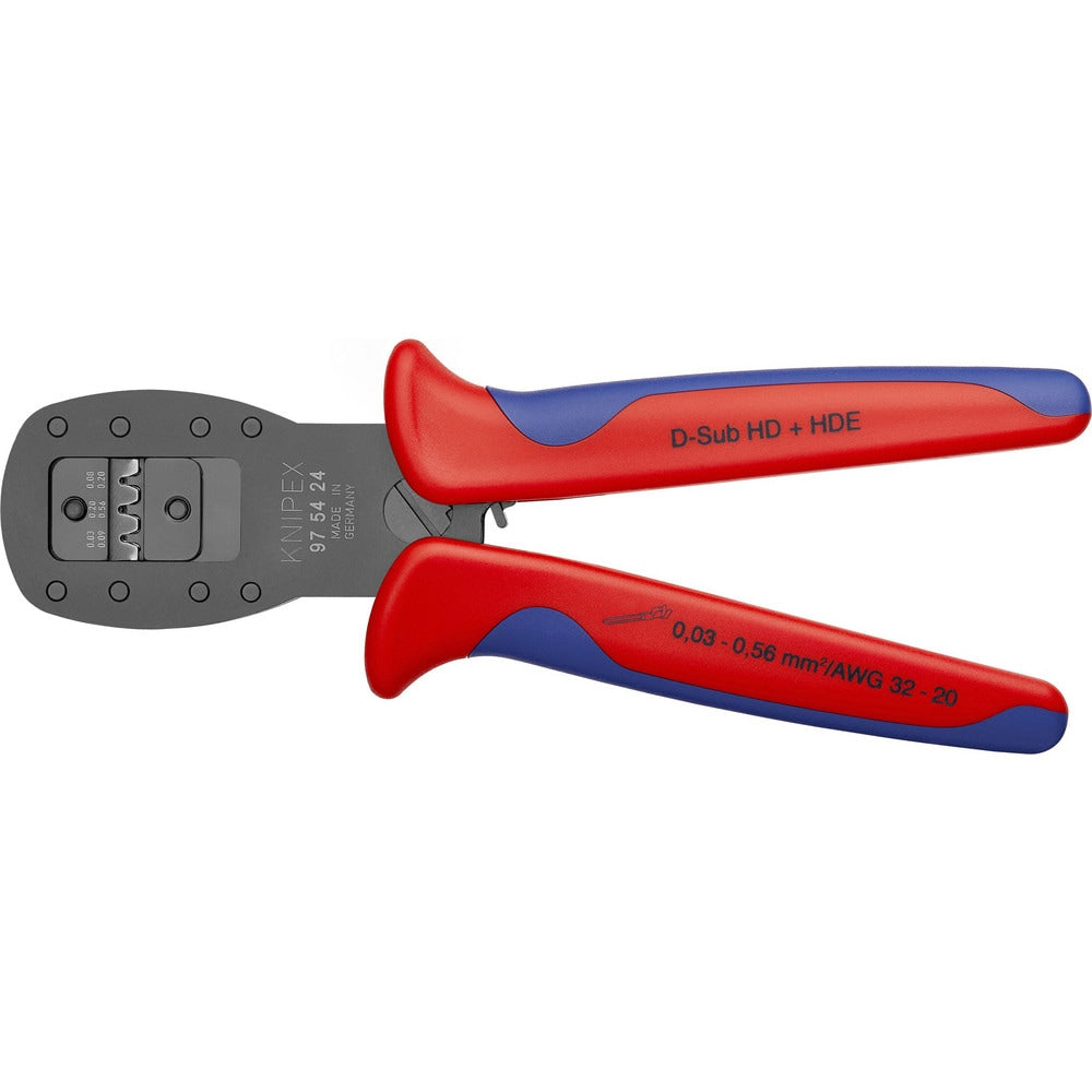 Crimpers; Handle Style: Comfort Grip; Crimper Type: Crimping Pliers; Maximum Wire Gauge: 32; Handle Material: Comfort Grip