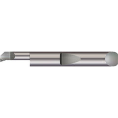 Boring Bars; Boring Bar Type: Boring; Cutting Direction: Right Hand; Minimum Bore Diameter (Decimal Inch): 0.0700; Material: Solid Carbide; Maximum Bore Depth (Decimal Inch): 0.3000; Projection (Decimal Inch): 0.0100