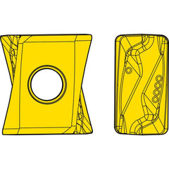 Milling Insert: LOEX120708R-T4-M09 MP3000, Carbide