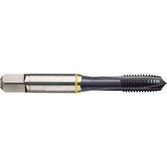 Spiral Point Tap: 3/4-10 UNC, 4 Flutes, Plug Chamfer, 2B/3B Class of Fit, HSS-E Cobalt, Ignator Coated