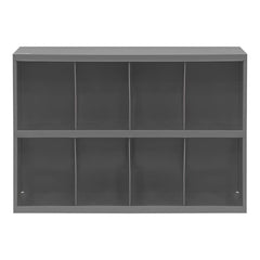 Bin Shelving; Bin Shelving Type: Deep Part Bin; Shelf Construction: Fixed; Shelf Type: Fixed; Assembled: Yes; Shelf Color: Gray