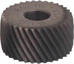 Convex Knurl Wheel: 3/4" Dia, 90 &deg; Tooth Angle, 21 TPI, Diagonal, Cobalt