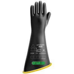 Rubber Linesman Gloves: Activarmr RIG318YBCC, Class 3, Size 2X-Large & X-Large, 18" Long