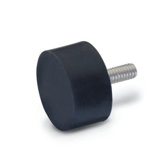 Vibration Isolators; Isolator Type: Plate/Stud; Insert Material: Stainless Steel; Isolator Material: Natural Rubber; Maximum Load Capacity: 1930.52 N; Top Diameter: 40.00; Bottom Diameter: 40; Thread Size: 5/16-18; Overall Width: 40 mm