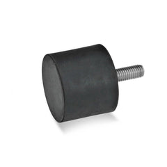 Vibration Isolators; Isolator Type: Plate/Stud; Insert Material: Stainless Steel; Isolator Material: Natural Rubber; Maximum Load Capacity: 3540.00 N; Top Diameter: 60.00; Bottom Diameter: 60; Thread Size: M10x1.5; Overall Width: 60 mm