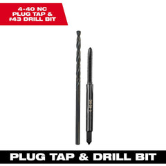 Tap & Drill Sets; Maximum Drill Size (Wire): #43