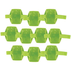 Badge Holders; Material: Vinyl; Horizontal/Vertical Holder: Vertical; Overall Length: 4.25; Color: Lime