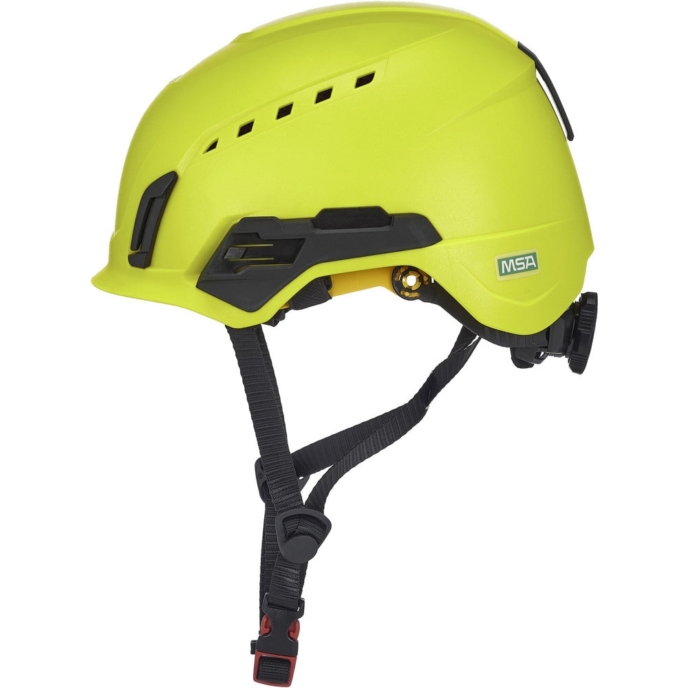 Rescue Helmet:  Ratchet Adjustment,  4-Point Suspension,  ABS