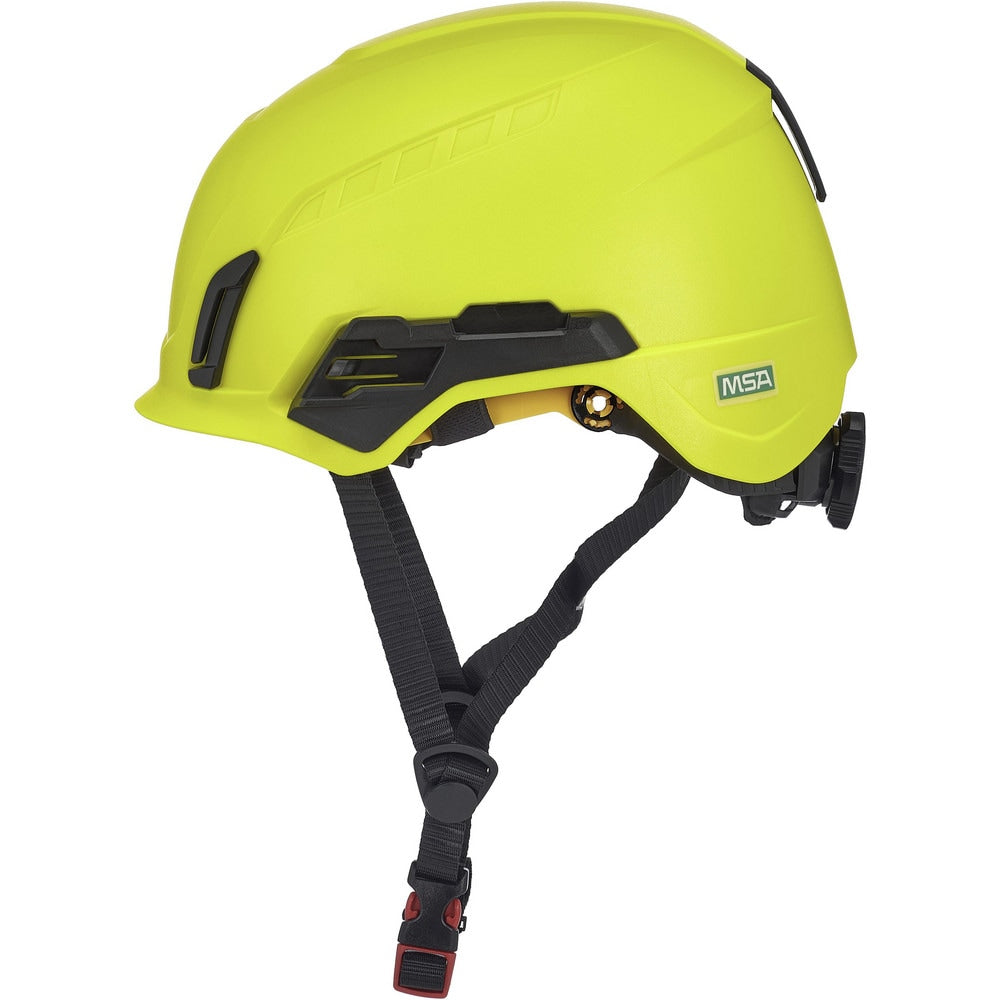 Rescue Helmet:  Ratchet Adjustment,  4-Point Suspension,  ABS