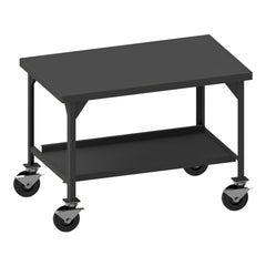 Mobile Work Benches; Type: Heavy-Duty Mobile Workbench; Bench Type: Heavy-Duty Mobile Workbench; Edge Type: Square; Depth (Inch): 36; Leg Style: Fixed; Load Capacity (Lb.