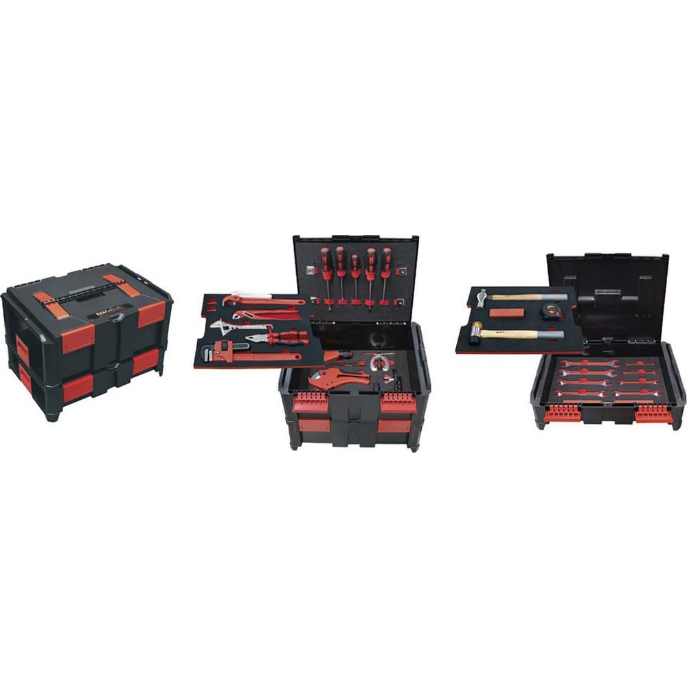 Combination Hand Tool Set: 38 Pc, Advanced Professional Plumbing Set