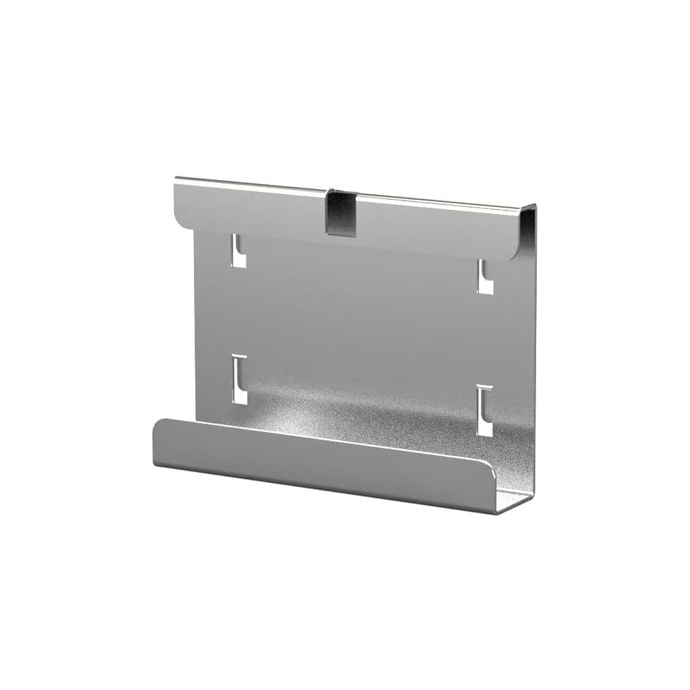 CNC Storage Accessories; For Use With: CNC Storage Carts, CNC Tools; Additional Information: Zero Degree Angle; Color: Dark Gray; Description: 5.5" Wide, 4? High, 0.75? Deep, Tool Cart Cradle Bracket