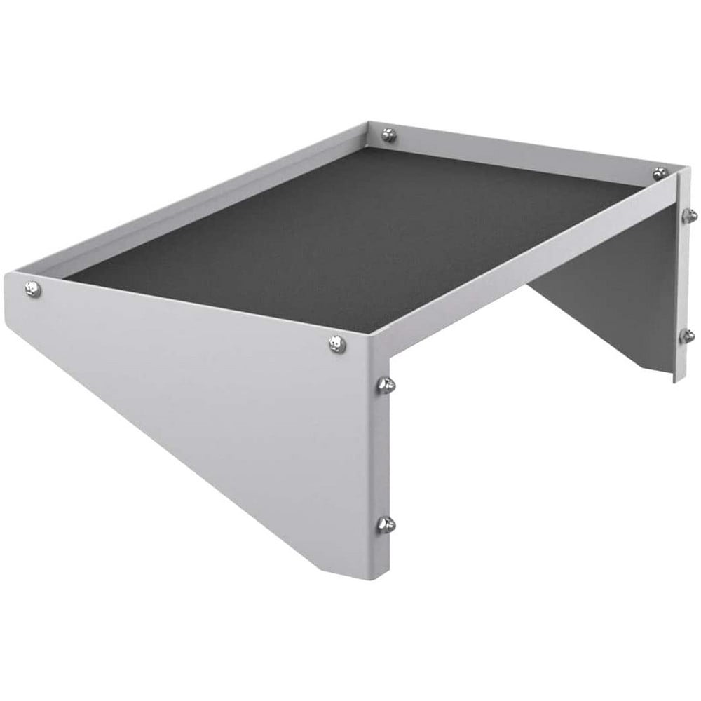 CNC Storage Accessories; For Use With: CNC Storage Carts, CNC Tools; Additional Information: Deep Side Shelf; Color: Dark Gray; Description: 20" Wide, 3/4? High, 11.75? Deep, Side Shelf; Type: Side Sheld