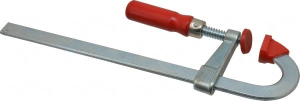 Bar Clamp: 8" Capacity, 2" Throat Depth, 330 lb Clamp Pressure, 10" OAL