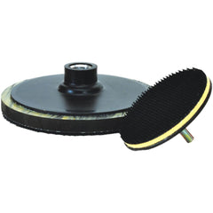 Disc Backing Pad:  6" Dia,  Hook & Loop