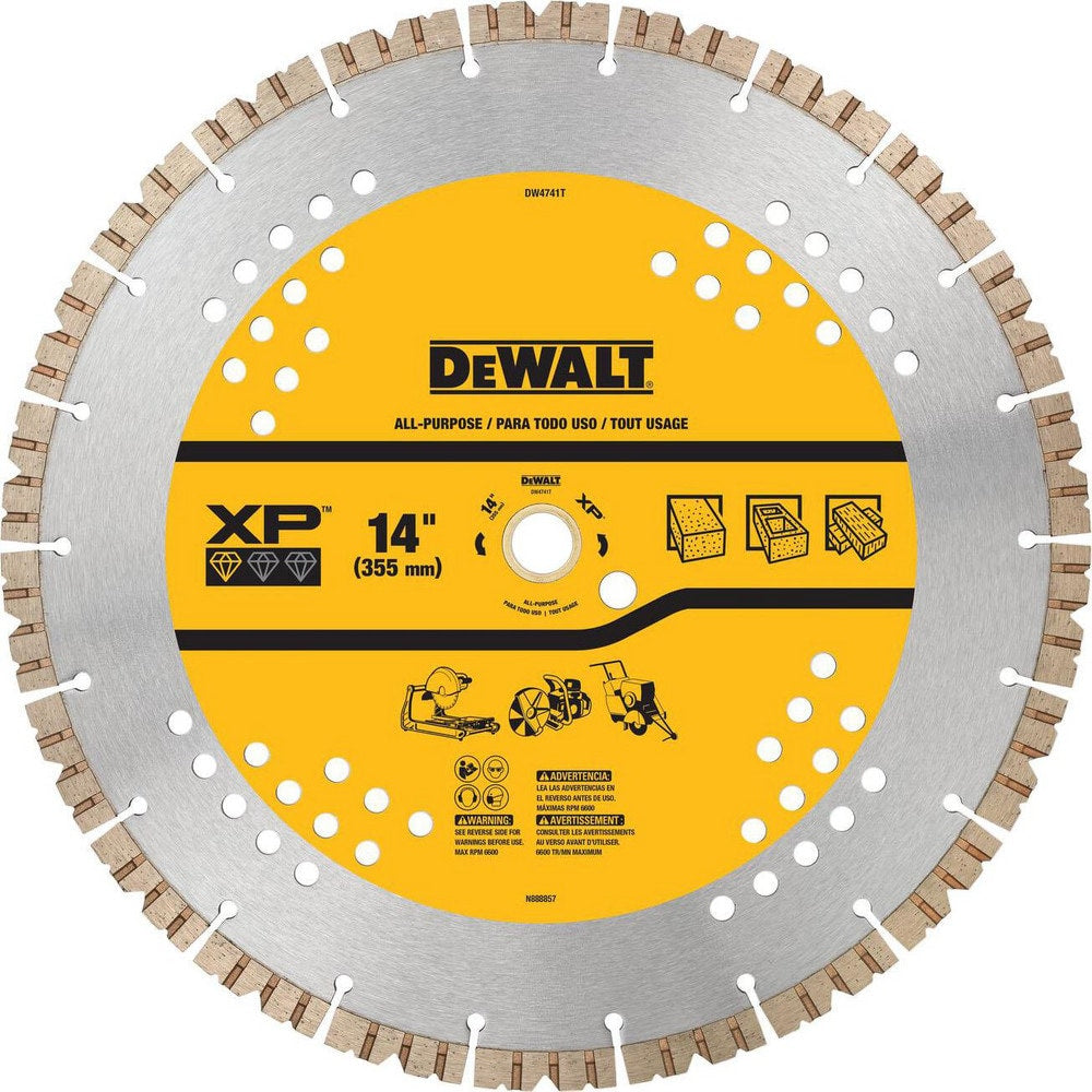 Wet & Dry-Cut Saw Blades; Blade Diameter (Inch): 14; Blade Material: Diamond; Blade Thickness (Inch): 1/8; Arbor Hole Diameter (Inch): 1