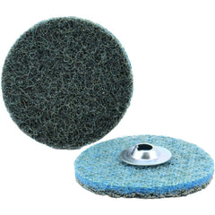 Quick-Change Disc: Type S, 5" Dia, Zirconia Alumina, Non-Woven