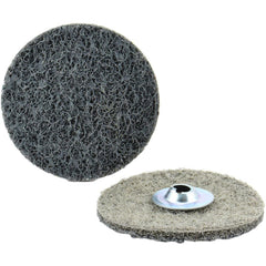 Quick-Change Disc: Type S, 3" Dia, Silicon Carbide, Non-Woven