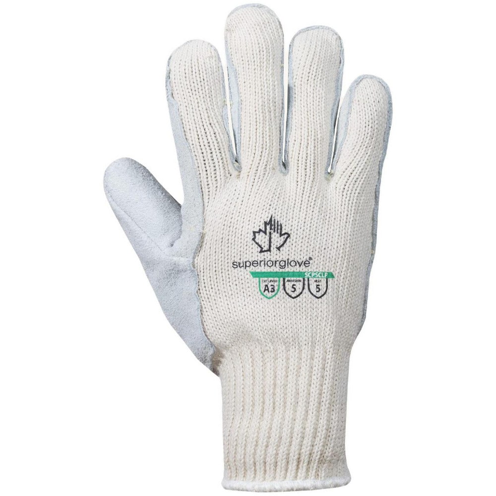 Cut, Puncture & Abrasion-Resistant Gloves: Superior Glove Works SCPSCLP, Size X-Large, ANSI Cut A3, ANSI Puncture 5, Cotton & Nylon Lined, Cotton & Nylon