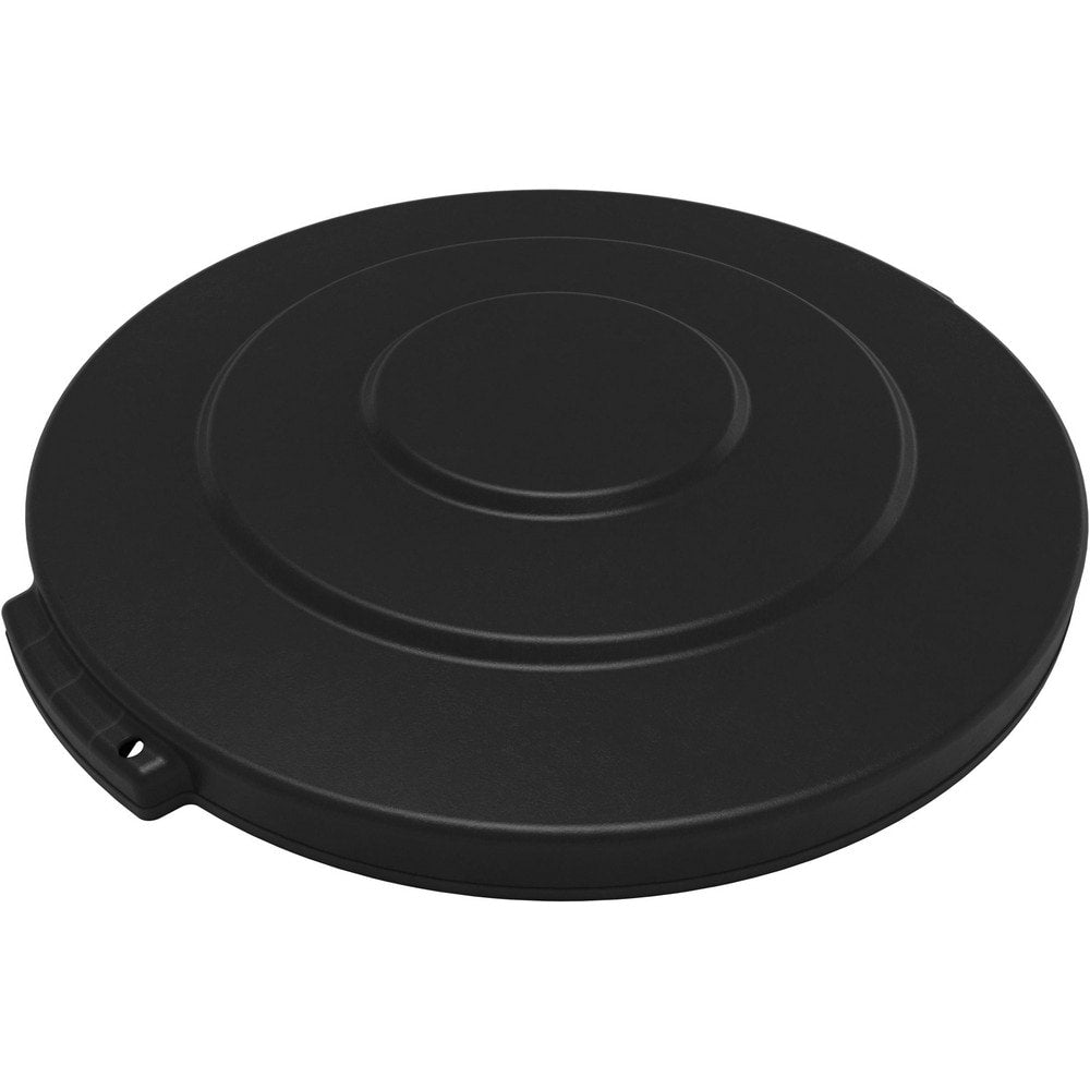 Trash Can & Recycling Container Lids; Lid Type: Flat; Lid Shape: Round; Container Shape: Round; Compatible Container Capacity: 10 Gallon; Color: Black; Material: HDPE; For Use With: Bronco 10 Gallon Trash Container