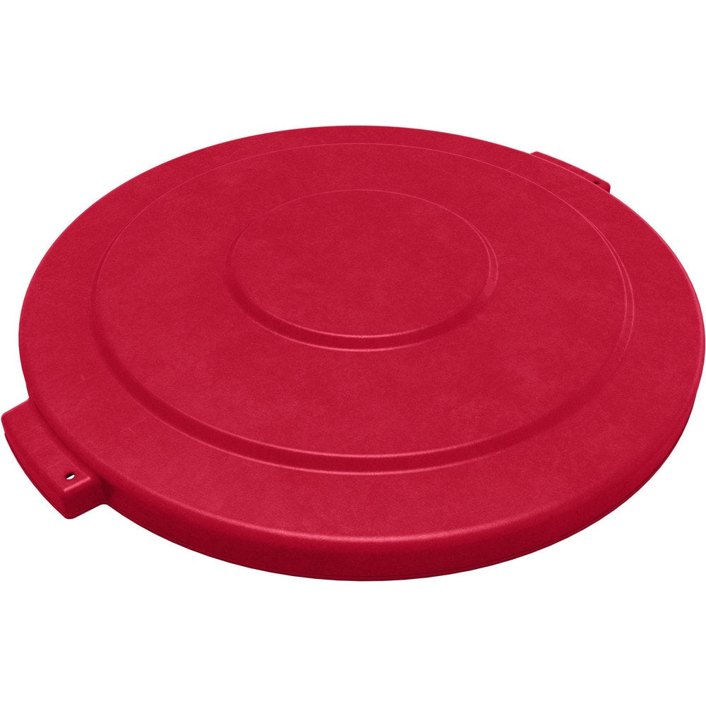 Trash Can & Recycling Container Lids; Lid Type: Flat; Lid Shape: Round; Container Shape: Round; Compatible Container Capacity: 20 Gallon; Color: Red; Material: HDPE; For Use With: Bronco 20 Gallon Trash Contain