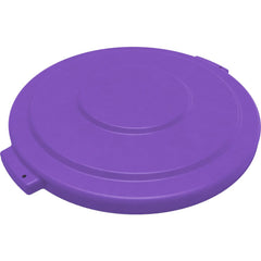 Trash Can & Recycling Container Lids; Lid Type: Flat; Lid Shape: Round; Container Shape: Round; Compatible Container Capacity: 32 Gallon; Color: Purple; Material: HDPE; For Use With: Bronco 32 Gallon Trash Container