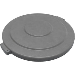 Trash Can & Recycling Container Lids; Lid Type: Flat; Lid Shape: Round; Container Shape: Round; Compatible Container Capacity: 44 Gallon; Color: Gray; Material: HDPE; For Use With: Bronco 44 Gallon Trash Container