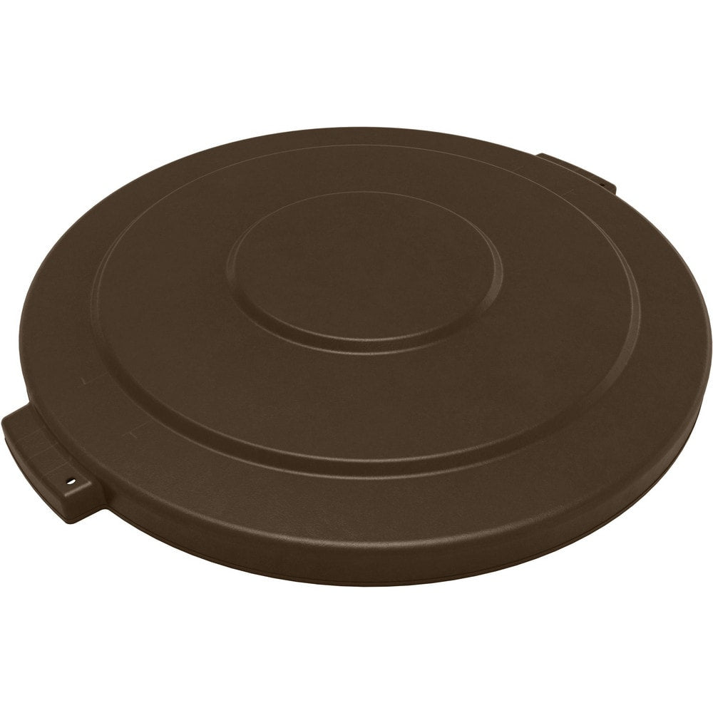 Trash Can & Recycling Container Lids; Lid Type: Flat; Lid Shape: Round; Container Shape: Round; Compatible Container Capacity: 55 Gallon; Color: Brown; Material: HDPE; For Use With: Bronco 55 Gallon Trash Container