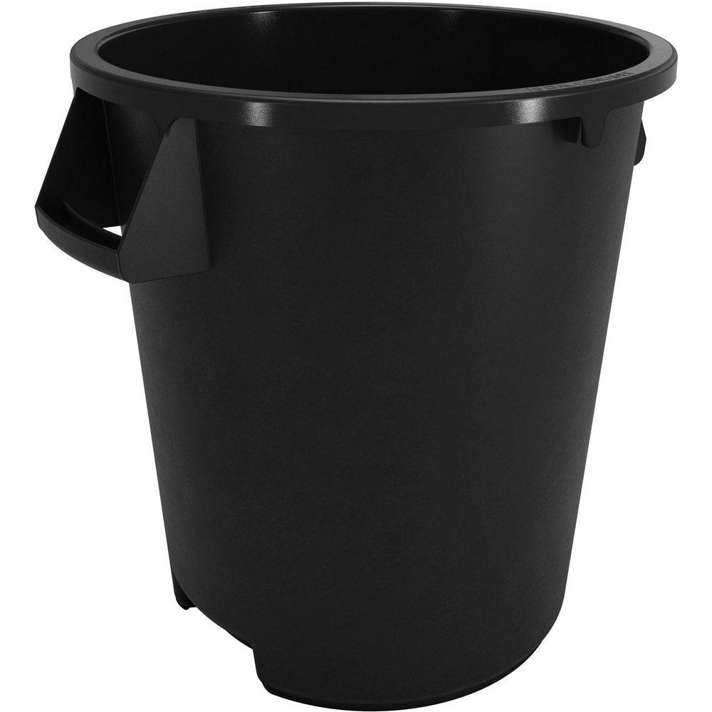 Trash Cans & Recycling Containers; Product Type: Trash Can; Type: Waste Bin Trash Container; Container Capacity: 10.00; Container Shape: Round; Lid Type: No Lid; Container Material: Polyethylene; Color: Black; Material: Polyethylene