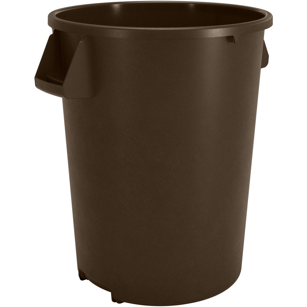 Trash Cans & Recycling Containers; Product Type: Trash Can; Type: Waste Bin Trash Container; Container Capacity: 32.00; Container Shape: Round; Lid Type: No Lid; Container Material: Polyethylene; Color: Brown; Material: Polyethylene