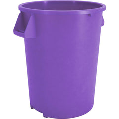 Trash Cans & Recycling Containers; Product Type: Trash Can; Type: Waste Bin Trash Container; Container Capacity: 32.00; Container Shape: Round; Lid Type: No Lid; Container Material: Polyethylene; Color: Purple; Material: Polyethylene