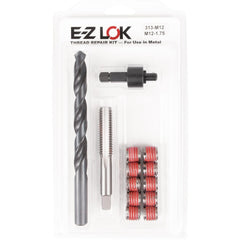 Thread Repair Kits; Kit Type: Thread Repair; Insert Thread Size (mm): M12x1.75; Includes Drill: Yes; Includes Tap: Yes; Includes Installation Tool: Yes; Includes Tang Removal Tool: No